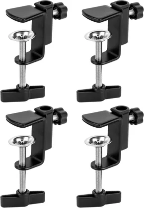 QWORK Universal Desk C-Clamp with 1/2 in Thread Hole