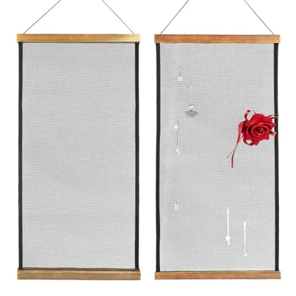 QWORK Earring Organizer Hanging Mesh