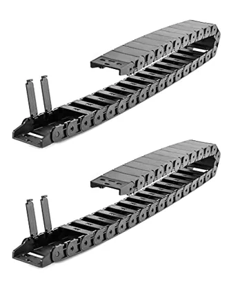 QWORK R28 Semi Enclosed Type Cable Drag Chain Wire Carrier
