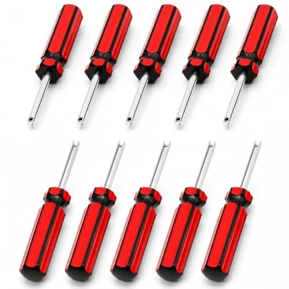 QWORK 10Pcs Valve Stem Core Remover Tool