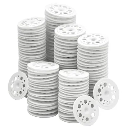 QWORK 500 Pcs Plastic Washers