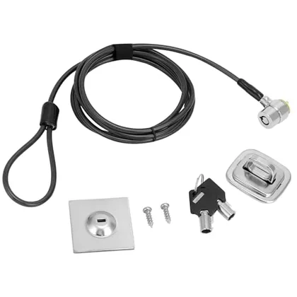 QWORK Universal Laptop Cable Lock - Anti-Theft Combination Lock