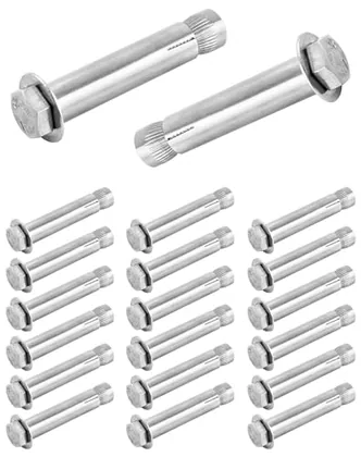 QWORK 304 Stainless Steel External Hex Expansion Bolts M8x60mm
