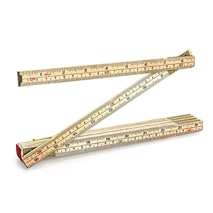 QWORK Folding Wood Rule