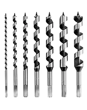 QWORK Auger Drill Bit Set