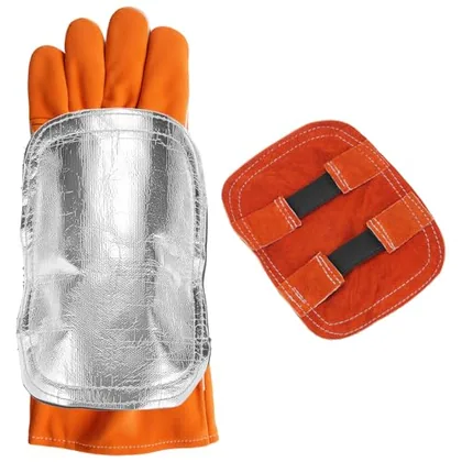 QWORK Hand Heat Shield Welding Gloves