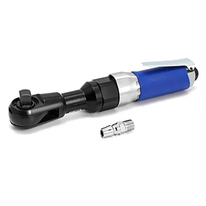 QWORK 1/2 in Air Ratchet Wrench 65ft-lbs 160RPM - Heavy Duty Reversible