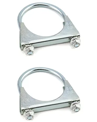 QWORK U-Bolt Muffler Tip Exhaust Hook