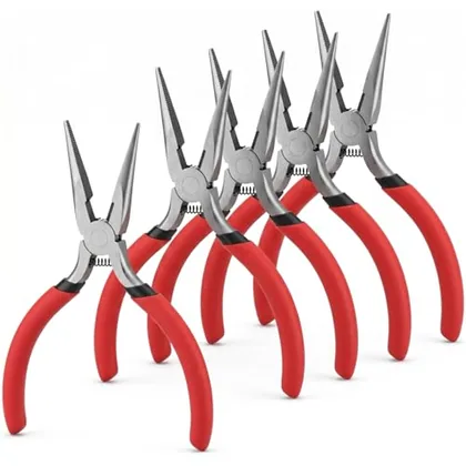 QWORK 5-Inch Needle Nose Pliers