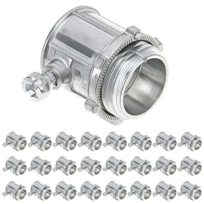 QWORK EMT Set Screw Connectors